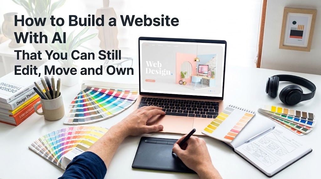 How to Build a Website With AI That You Can Still Edit, Move and Own