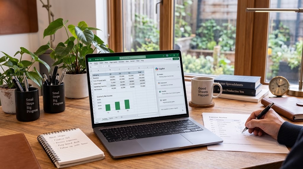 From 500 Messy Sales Rows to an Interactive Dashboard: What Excel Copilot Can Automate and What Still Needs Manual Work