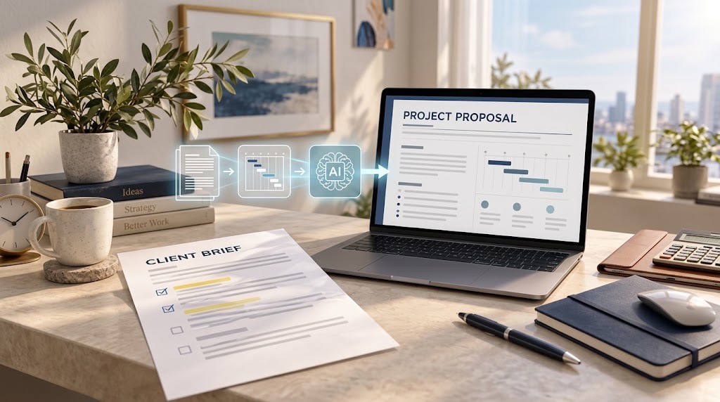 How to Create a Professional Proposal With AI From a Client Brief Without Inventing the Details
