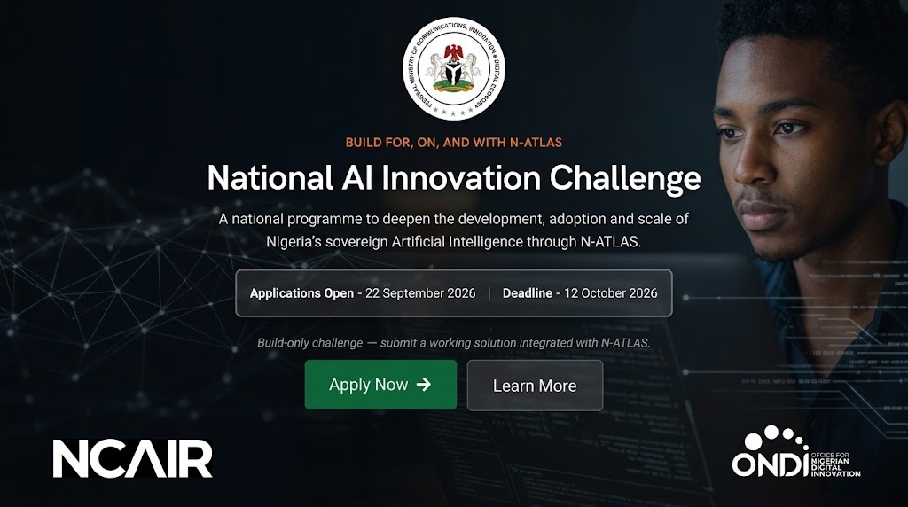 How to Apply for Nigeria’s National AI Innovation Challenge 2026