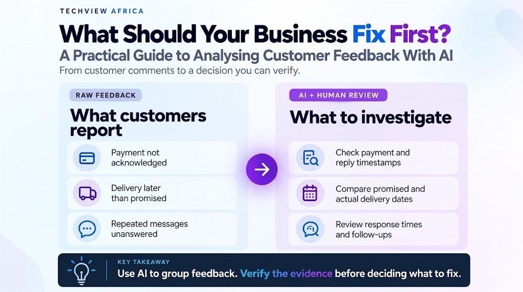 What Should Your Business Fix First? A Practical Guide to Analysing Customer Feedback With AI